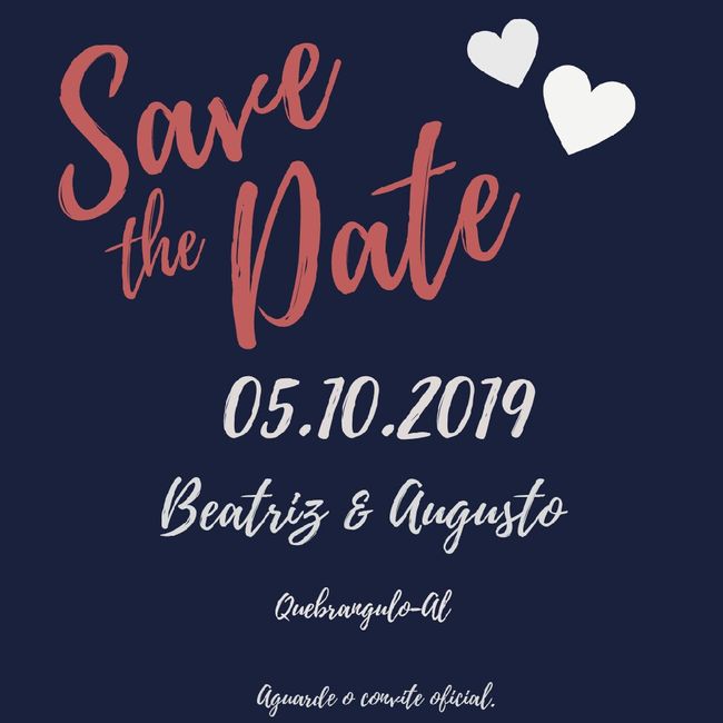 Opinião - Save the date! 2