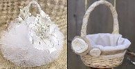 cesta tradicional/cesta de vime