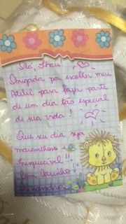 bilhetinho emocionante