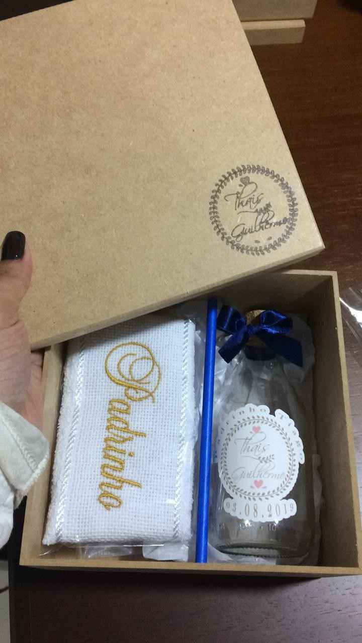 garrafa padrinhos