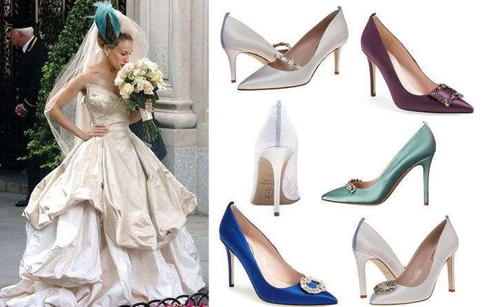 Olha a linha Bridal dela. Olha o branquinho inspirado no manolo mas com um precinho mais ameno