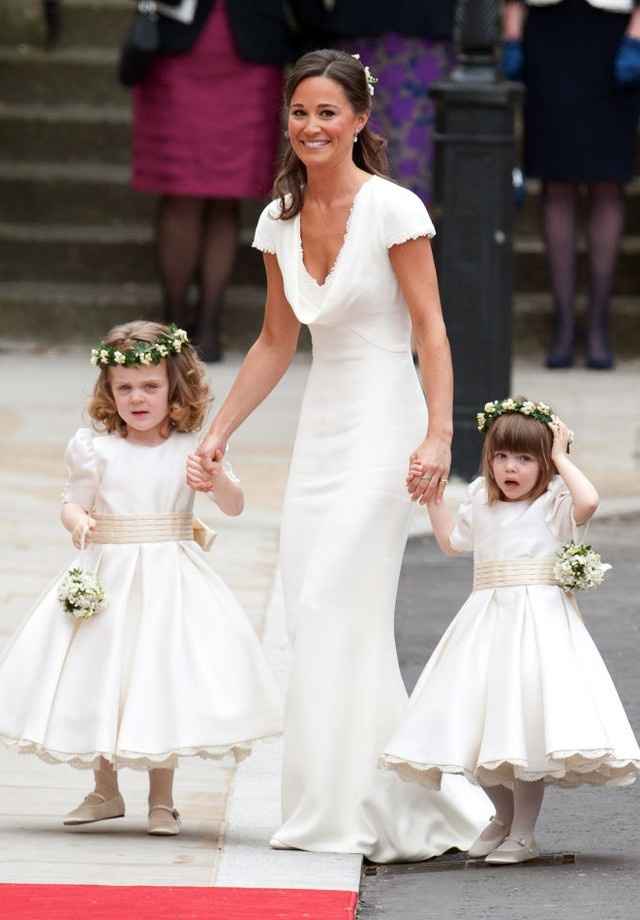 Esse foi no casamento da duquesa Catherine Middleton com o príncipe da Inglaterra. E a dama adulta f