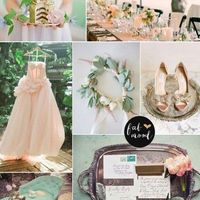 Repara que nessa cartela de cores tem o dourado mas tem tbm azul tiffany, blush, rosé. Escolhe uma d