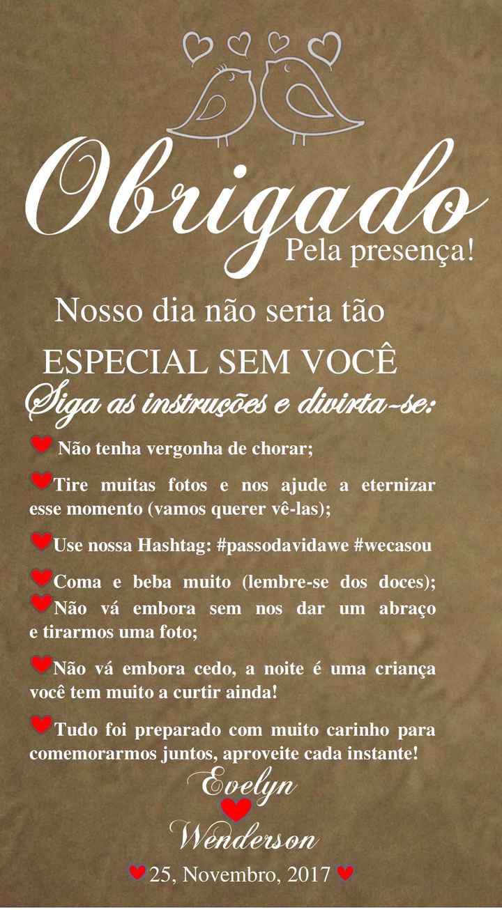 Meu cartão de agradecimento