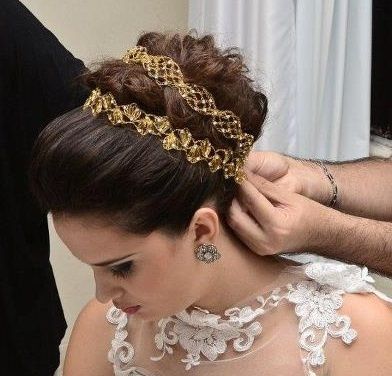 Penteado cabelo preso