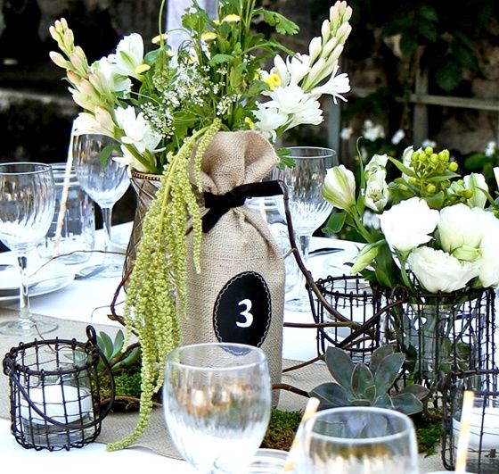 decoração de casamento rústico