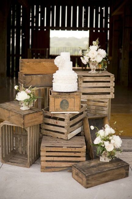 decoração de casamento rústico