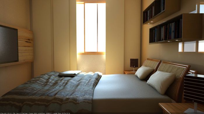 quarto do casal pequeno