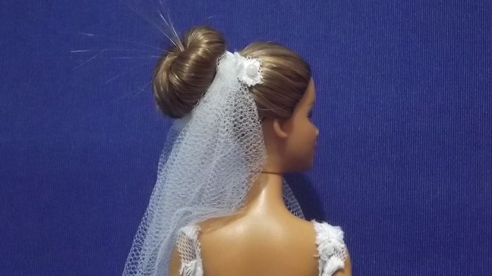Miniatura do vestido de noiva