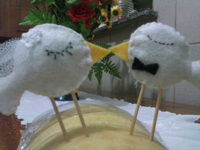 Topo de bolo de passarinho