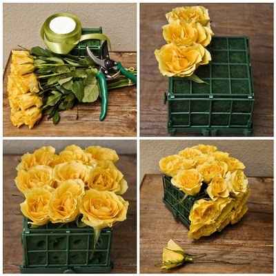 esponja com flores