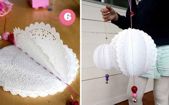 decoração com renda