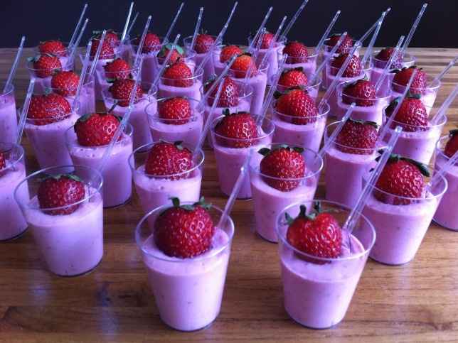 Mousse de morango