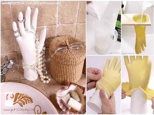 Porta joia com gesso