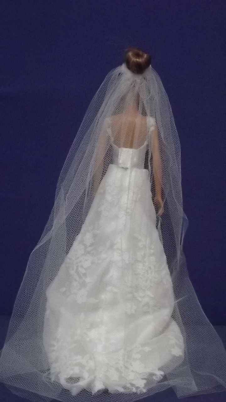 Miniatura do vestido de noiva