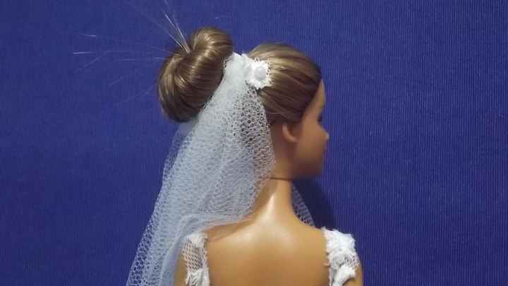 Miniatura do vestido de noiva