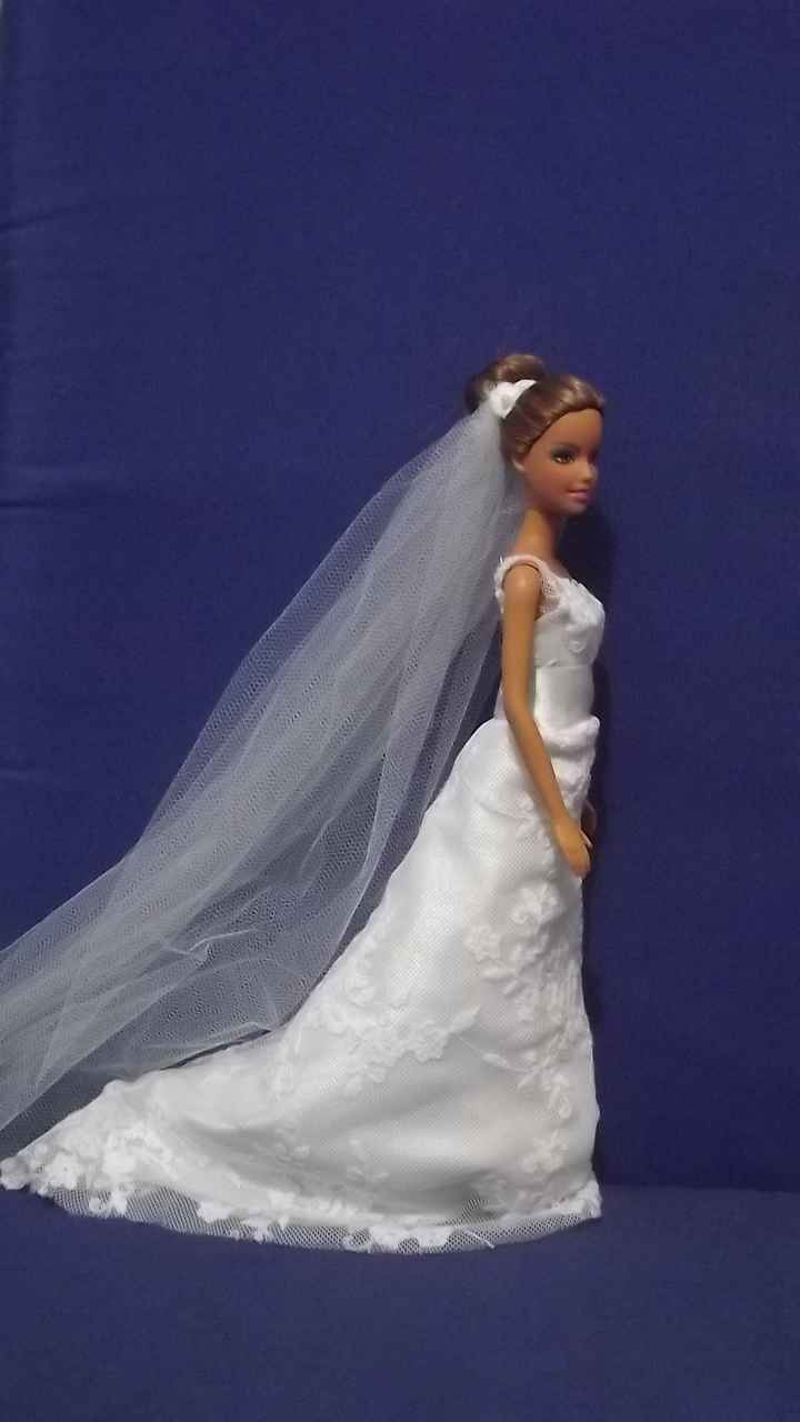 Miniatura do vestido de noiva