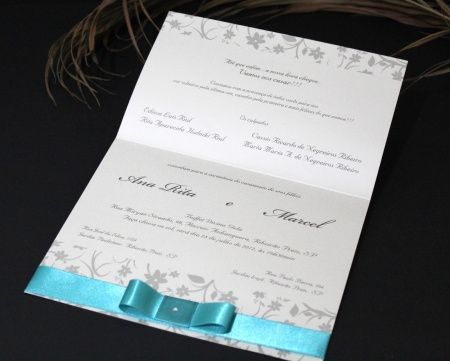 convite de casamento