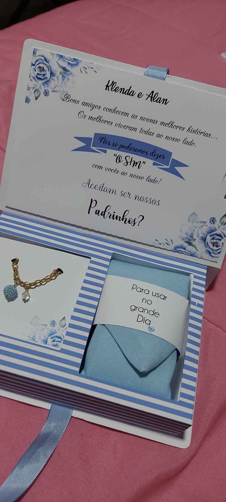 Já convidaram os padrinhos e madrinhas? - 1