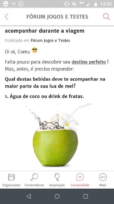 Escolha a bebida que vai te acompanhar durante a viagem - 1