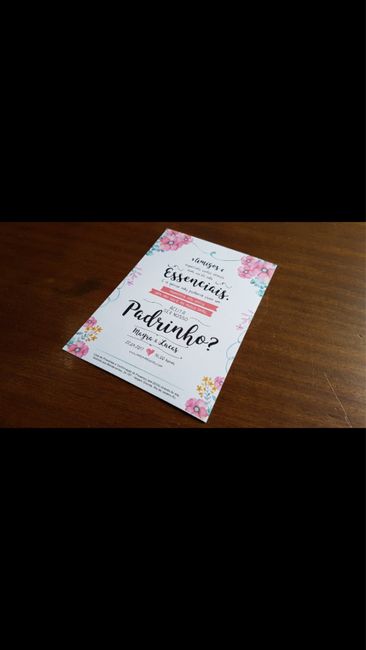 Arte do convite dos padrinhos, help! - 2