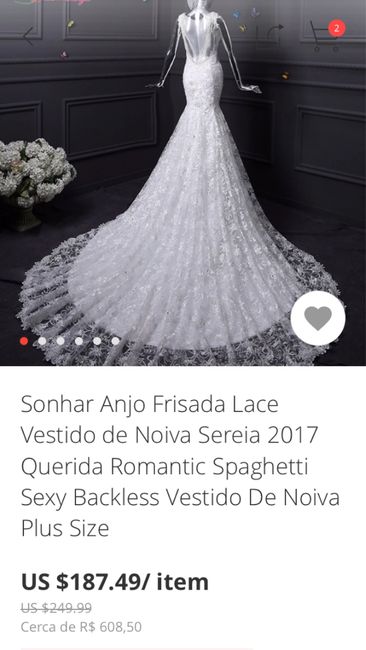 Vestido de noiva pelo aliexpress - 3