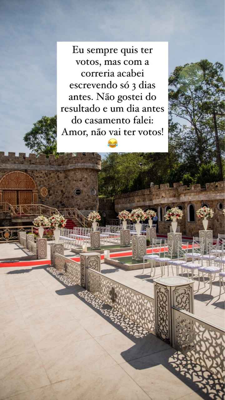 Série Casamento: a saga dos votos! - 2