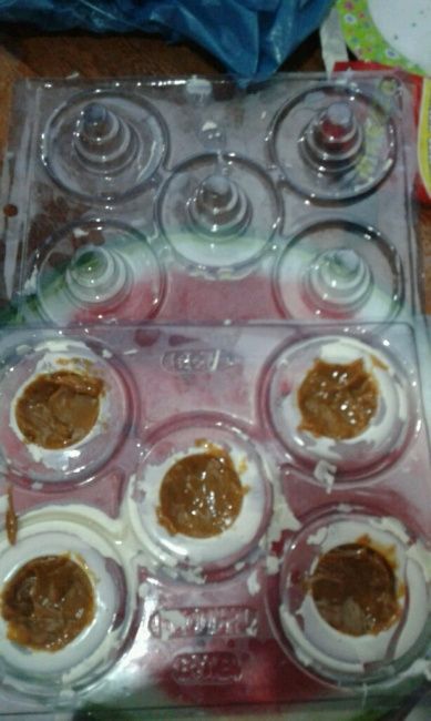 Mini bolo de chocolate. . - 1