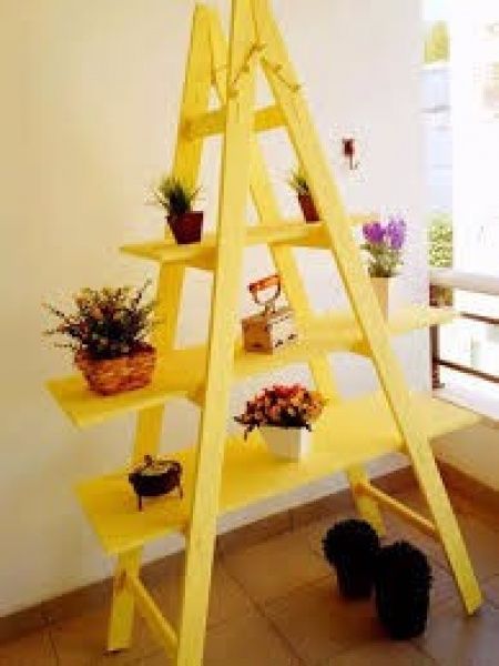 Decoração em escada