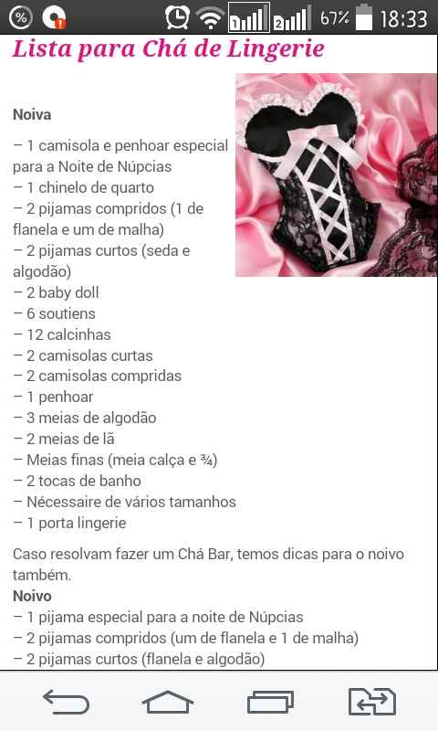 Dicas para o chá de langerie - 1