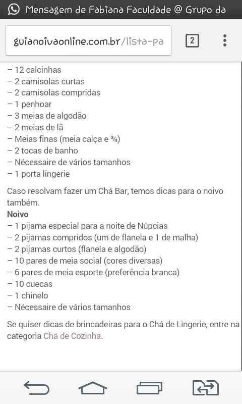 Dicas para o chá de langerie - 2