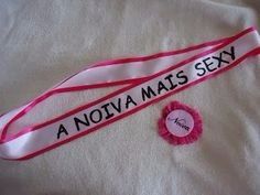 Faixa para noiva