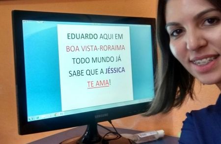 Cartaz para noivo - amor sem fronteira - 1