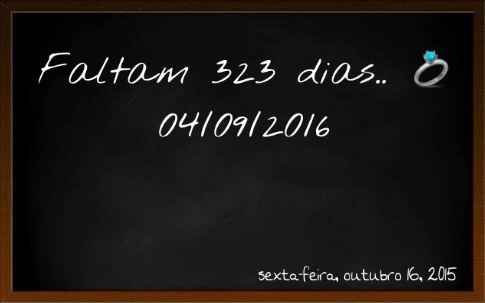 Faltam 323 dias!! - 1