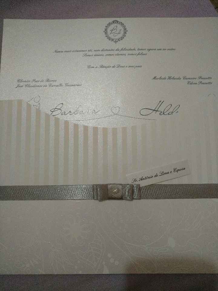 Meus convites de casamento. vem ver - 2