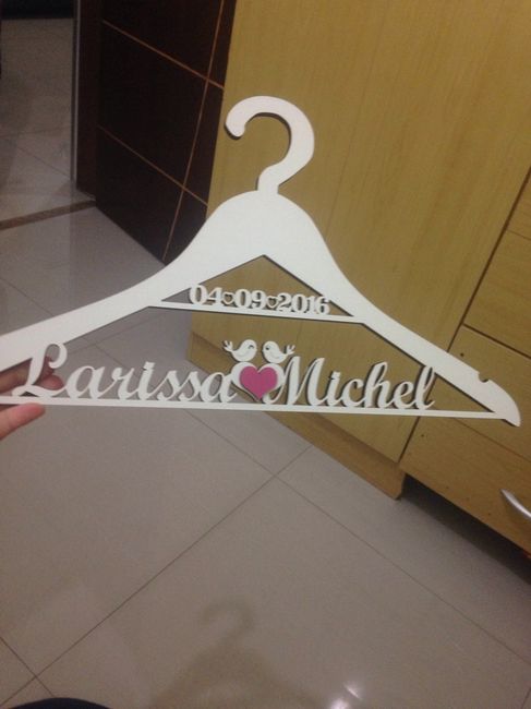 Meu cabide pra o big day - 1