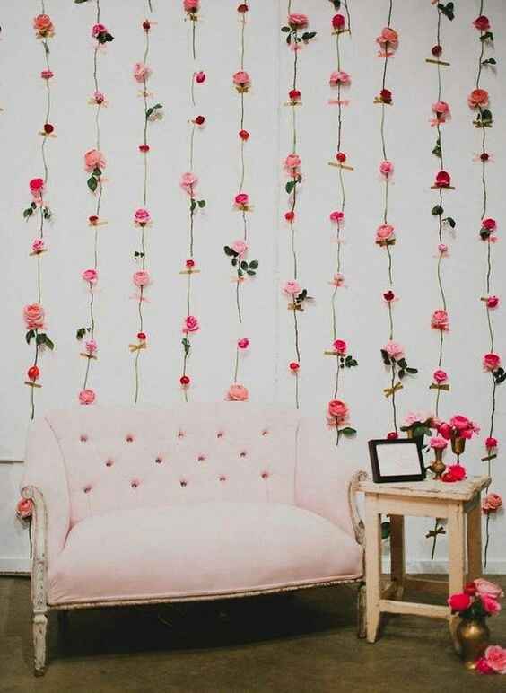 Diy- decoração com flores, lindo e fácil - 4