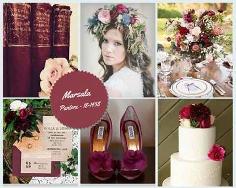Decoração marsala e rosa chá - 5