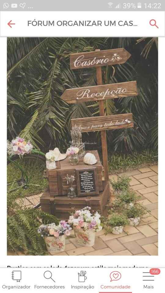 Casamento ao ar livre - inspirações - 1