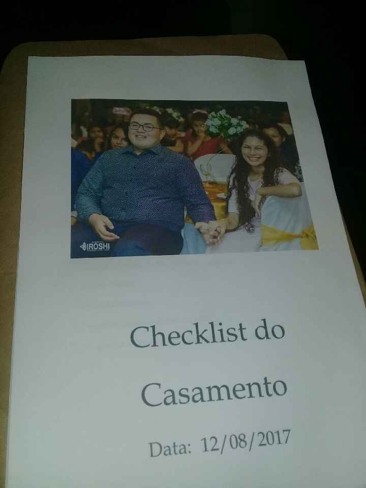 Sobre a  agenda de noiva - 1