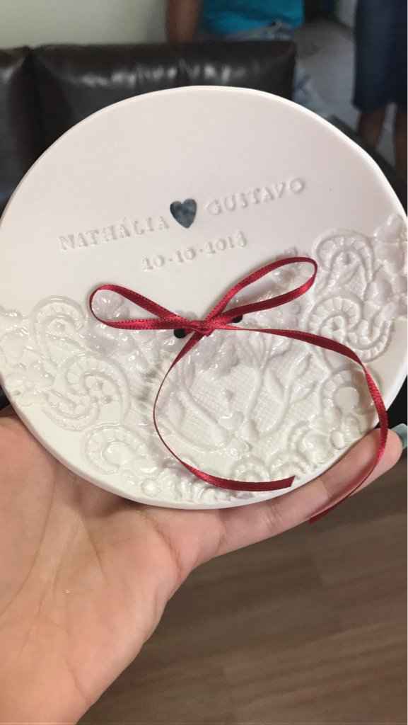Porta aliança personalizado #vemver - 1
