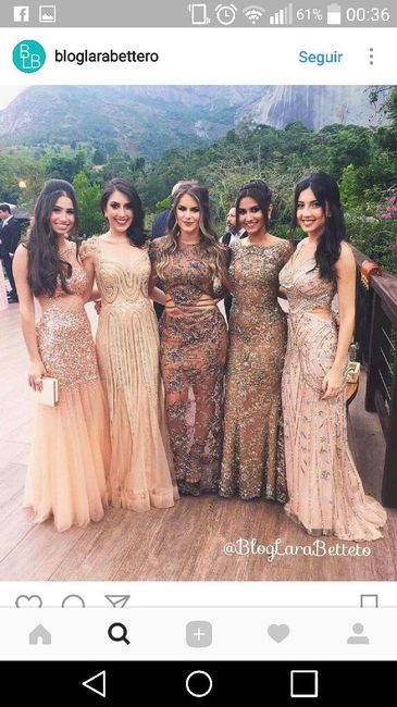 Cor vestido madrinhas - 1