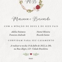 Convite de casamento - 1