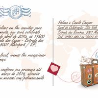 Convite Postal Verso