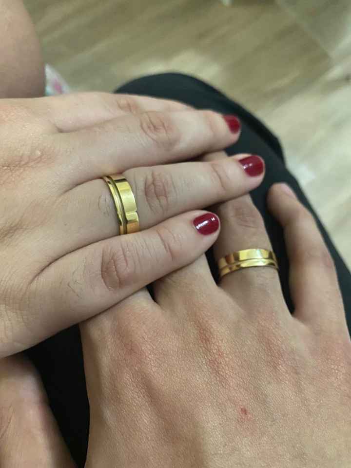 Como é sua aliança de casamento? - 1