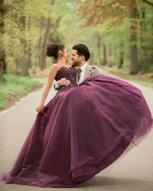 vestido de casamento colorido