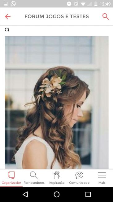 Casamento dos sonhos - O penteado - 1