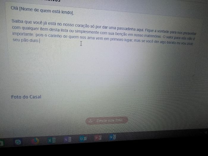 Lista de presentes parte i - 1