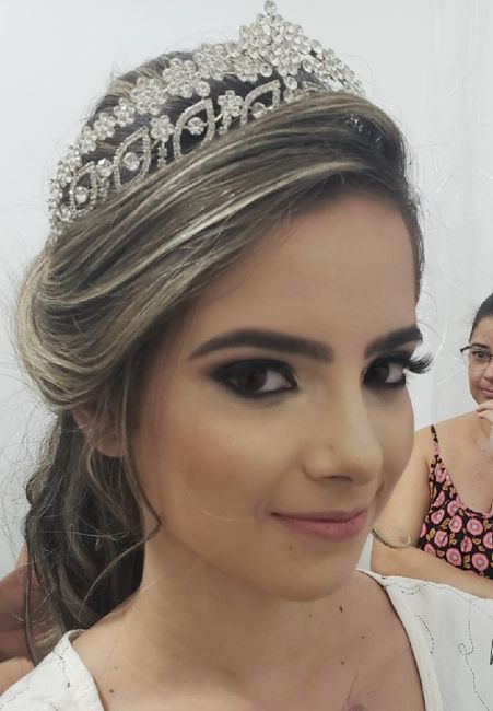 Teste de make e penteado - 4