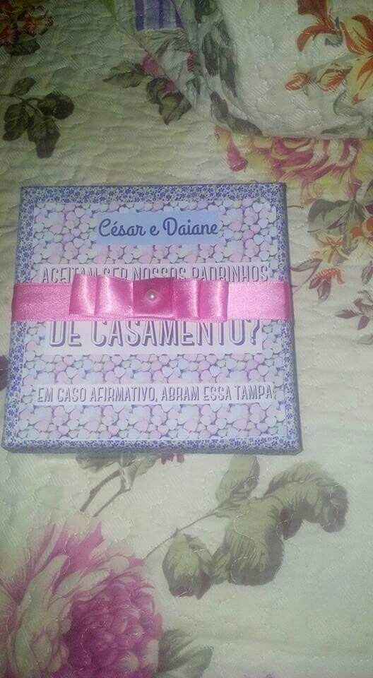 O que acham do meu convite dos padrinhos? - 1